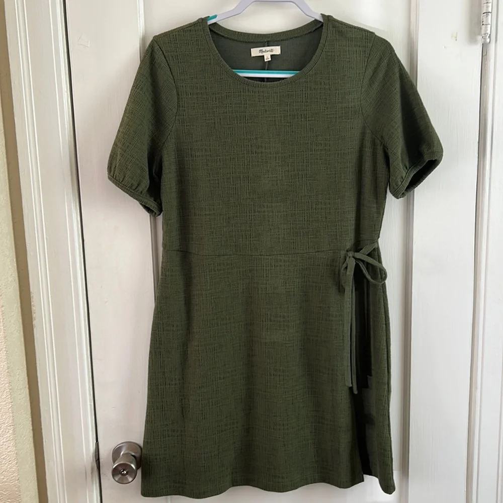 Madewell army green dress - Picture 2 of 5